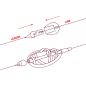 Delphin Q-METHOD előke gyors kapocs / 10db