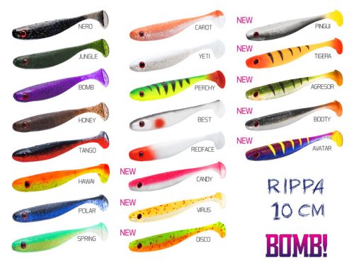 Delphin BOMB! Gumihal Rippa 10cm / 5db