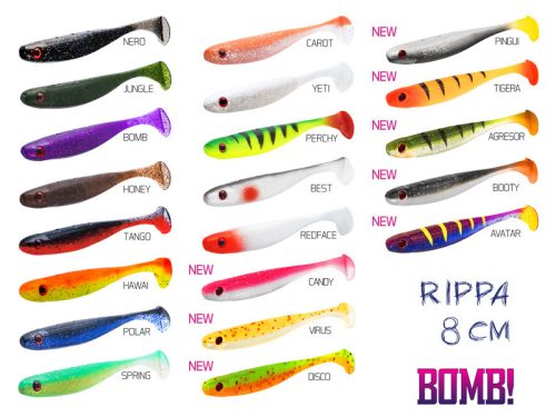 Delphin BOMB! Gumihal Rippa 8cm / 5db