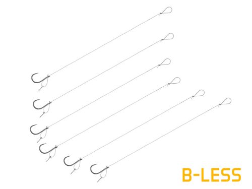 Kötött horog Delphin FLR D-rig / 6db