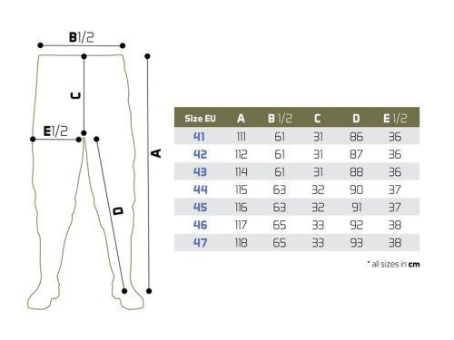 Delphin HRON Pants Derékig érő gázlónadrág