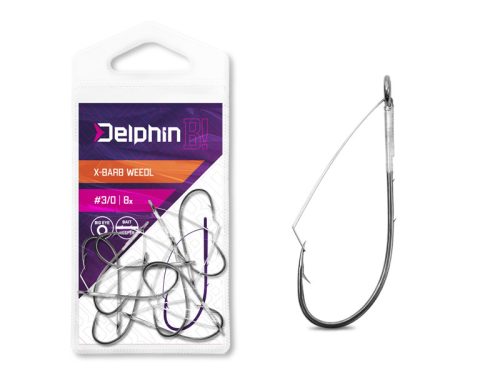 Delphin B! X-BARB WEEDL bokorugró cheburashka horog / 8db
