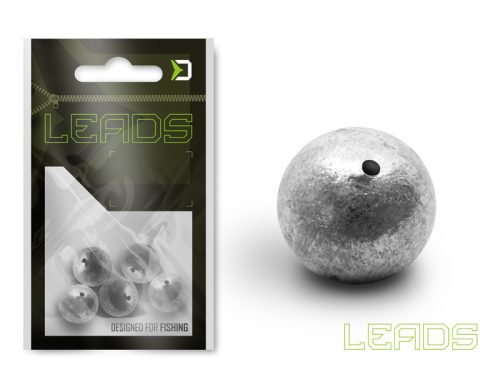 Delphin LEADS Golyó nyílással / 10db