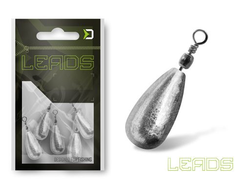 Delphin LEADS Körteólom forgóval / 10db