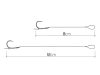 Delphin Braided Sting Feeder Rig / 10db