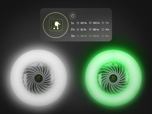 Delphin Ventix Ventilátor világítással 7W/4400mAh