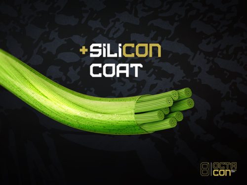 Delphin OctaCON / fluo zöld fonott zsinór