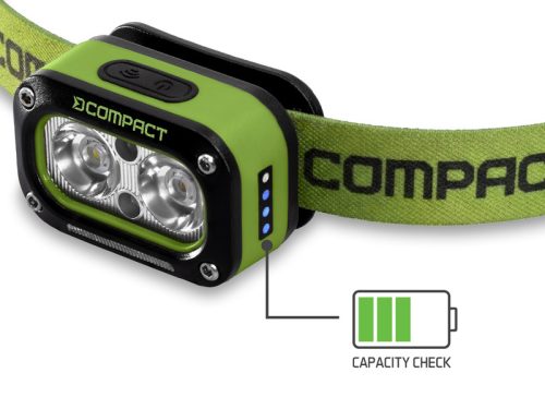 Delphin COMPACT fejlámpa 3W/1200mAh