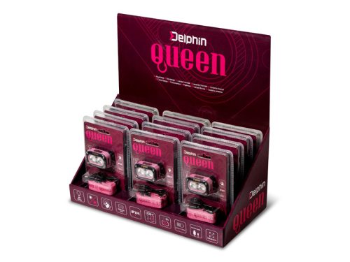 Delphin QUEEN fejlámpa 3W/1200mAh