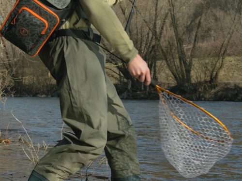 Delphin SoftLUX Soft Mesh Pisztrángos merítőháló