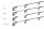 Delphin RIVER Trophy Feederhez 300cm/160g - 4db-os spicc szett