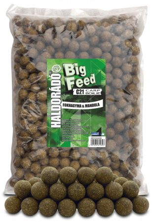 Haldorádó Big Feed - C21 Boilie - Fokhagyma & Mandula 2,5 kg