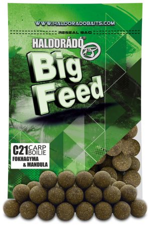Haldorádó Big Feed - C21 Boilie - Fokhagyma & Mandula