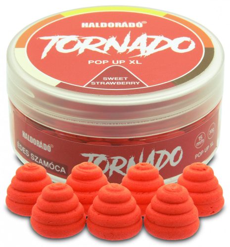 Haldorádó TORNADO Pop Up XL 15 mm - Édes Szamóca