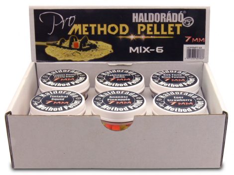 Haldorádó Pro Method Pellet 7 mm - MIX-6 /  6 íz egy dobozban 