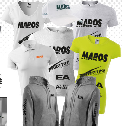 MAROS MIX Galléros póló /fehér